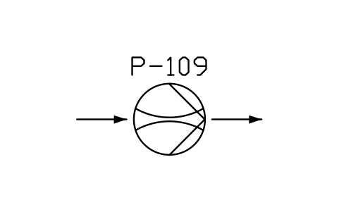 符號 Ejector pump 的預覽，圖塊名 PPD_X6312_PUMP_EJECTOR