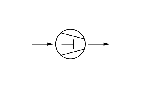 Anteprima del simbolo Compressore, a pistone alternativo, blocco PPD_X6327_COMPRESSOR_PISTON