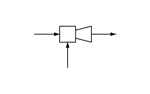 Vorschau des Symbols Mischdüse, Injektor, Block PPD_P013_MIXING_NOZZLE