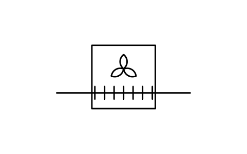 Vorschau des Symbols Rippenrohr-Luftkühler, Kondensator, Block PPD_X6408_AIR_COOLER