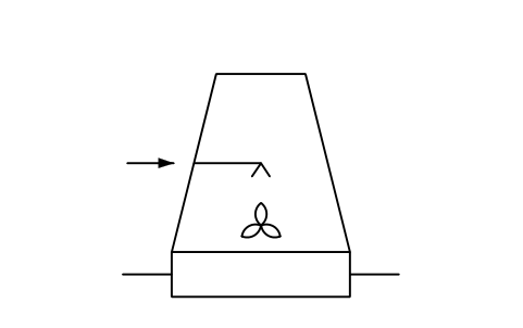 Vorschau des Symbols Kühlturm, nass, Zwangsbelüftung, Block PPD_X6421_COOLING_TOWER_WET_FORCED
