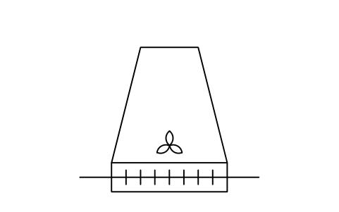 Vorschau des Symbols Kühlturm, trocken, Zwangsbelüftung, Block PPD_X6424_COOLING_TOWER_DRY_FORCED