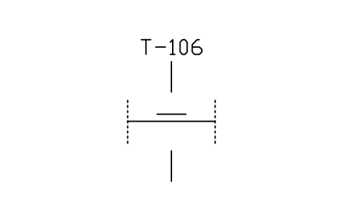 符號 Column tray, valve type 的預覽，圖塊名 PPD_P062_COLUMN_TRAY_VALVE