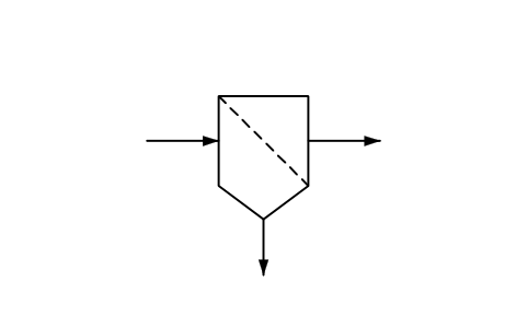 Preview of the Screen, strainer, with drain pit symbol, block PPD_X6501_STRAINER_PIT
