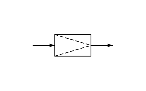 Preview of the Strainer, inline symbol, block PPD_X6502_STRAINER_INLINE