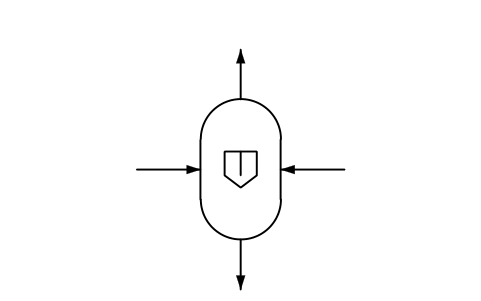 Preview of the Separator vessel symbol, block PPD_X6525_SEPARATOR_VESSEL