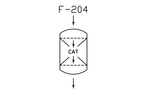 符號 Bed filter, catalytic type 的預覽，圖塊名 PPD_X6531_BED_FILTER_CATALYTIC