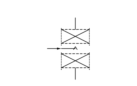 Preview of the Column, two packing sections, spray symbol, block PPD_X6555_COLUMN_2_PACKINGS_SPRAY