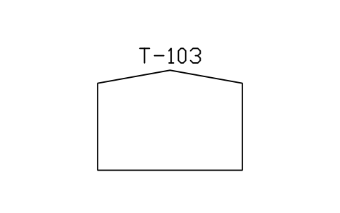 符號 Tank, flat bottom, conical roof 的預覽，圖塊名 PPD_X2063_TANK_CONICAL_ROOF