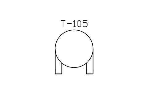 符號 Spherical tank with supporting legs 的預覽，圖塊名 PPD_X6601_SPHERE_LEGS
