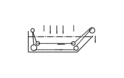 Preview of the Submerged boiler slag conveyor symbol, block PPD_X6709_SLAG_CONVEYOR_SUBMERGED