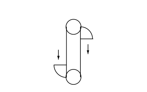 Preview of the Elevator, bucket type symbol, block PPD_X6710_ELEVATOR_BUCKET