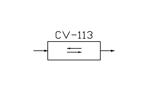 符號 Conveyor, vibrating type 的預覽，圖塊名 PPD_X6716_CONVEYOR_VIBRATING