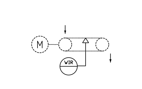 Preview of the Conveyor weighing device symbol, block PPD_X6722_CONVEYOR_WEIGHING