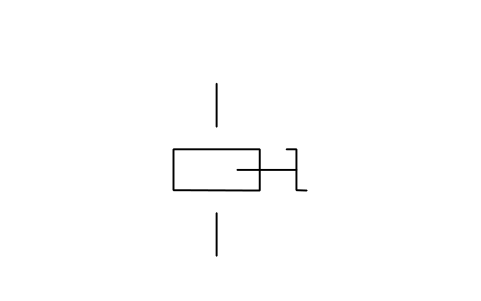 Preview of the Damper, manually operated (turning) symbol, block PPD_X6730_DAMPER_MANUAL_TURN