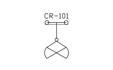 符號 Overhead crane, grab type 的預覽，圖塊名 PPD_X6750_CRANE_GRAB