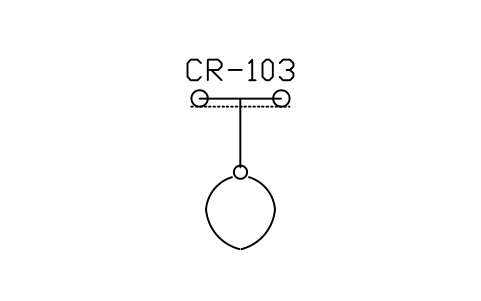 符號 Overhead crane, timber logs 的預覽，圖塊名 PPD_X6752_CRANE_TIMBER