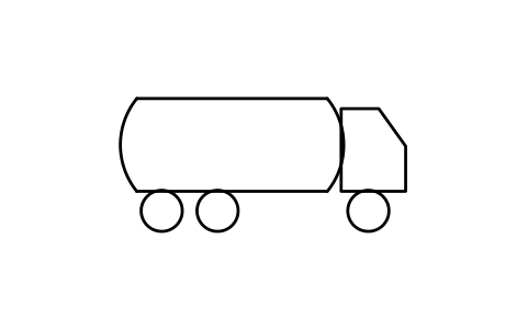 Preview of the Road truck, tank type symbol, block PPD_X6782_TRUCK_TANK