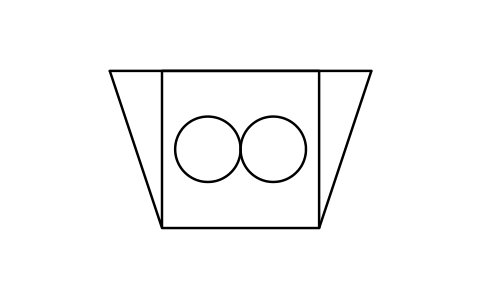 Preview of the Crusher, roller type symbol, block PPD_P6822_CRUSHER_ROLLER