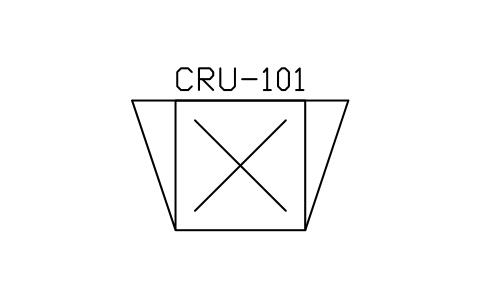 符號 Crusher, general 的預覽，圖塊名 PPD_X6821_CRUSHER