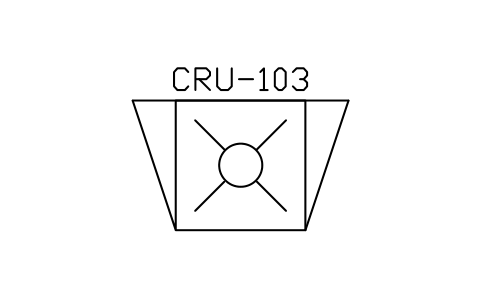 符號 Crusher, impact type 的預覽，圖塊名 PPD_X6823_CRUSHER_IMPACT