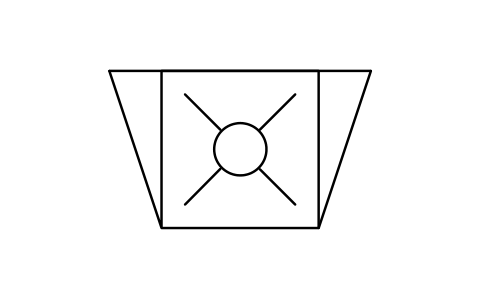 Preview of the Crusher, impact type symbol, block PPD_X6823_CRUSHER_IMPACT