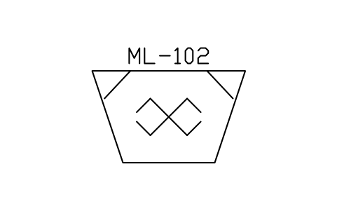 符號 Mill, hammer type 的預覽，圖塊名 PPD_X6831_MILL_HAMMER