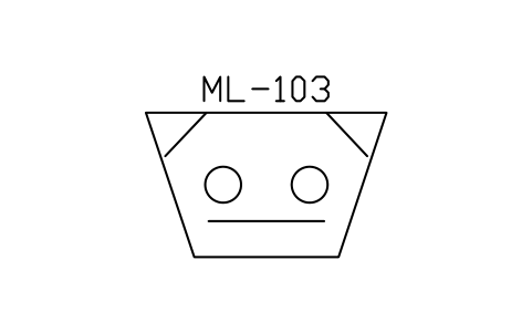 符號 Mill, ball type, vertical rotation 的預覽，圖塊名 PPD_X6832_MILL_BALL_VERTICAL