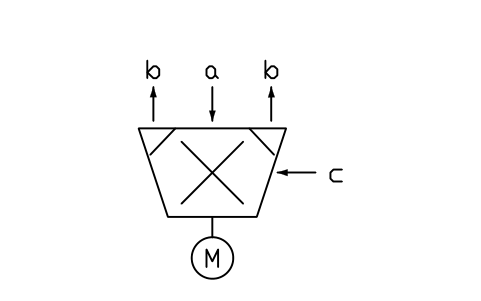 Preview of the Mill, indication of connections symbol, block PPD_X6834_MILL_CONNECTIONS