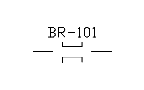 符號 Bearing, general type 的預覽，圖塊名 PPD_2006_BEARING