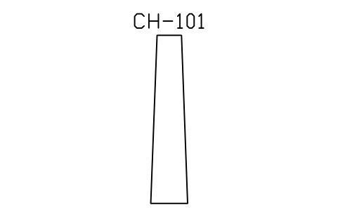 符號 Chimney 的預覽，圖塊名 PPD_2041_CHIMNEY