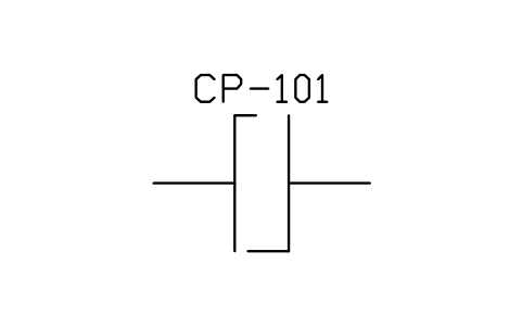 符號 Coupling, general 的預覽，圖塊名 PPD_P006_COUPLING