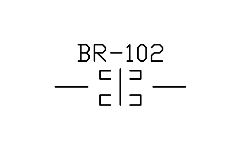 符號 Bearing, thrust type 的預覽，圖塊名 PPD_P080_BEARING_THRUST