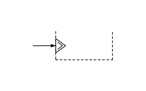 Preview of the Burner, oil or gas symbol, block PPD_X6909_BURNER_OIL_GAS