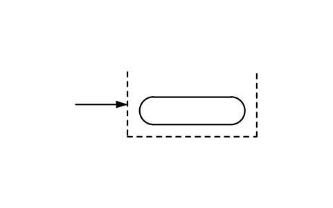 Preview of the Travelling grate boiler symbol, block PPD_X6912_BOILER_GRATE_TRAVEL