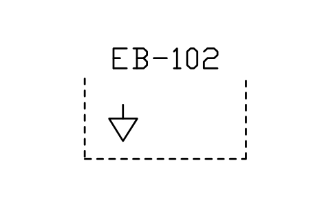 符號 Electrical boiler, electrode 的預覽，圖塊名 PPD_X6914_BOILER_ELEC_ELECTRODE