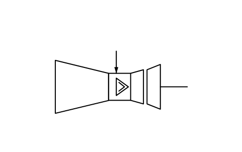 Preview of the Gas turbine, free power turbine symbol, block PPD_X7011_GAS_TURBINE_FREE