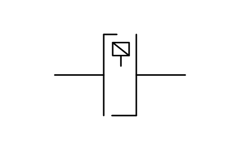 Preview of the Coupling, electromagnetic type symbol, block PPD_X7111_COUPLING_ELECTROMAGNETIC
