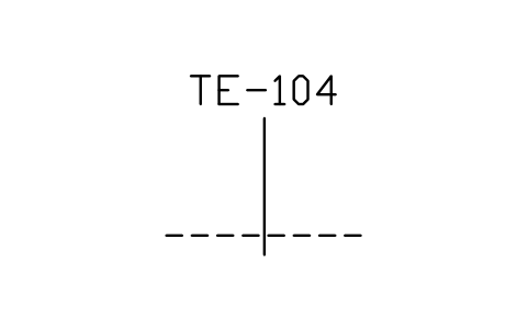 符號 Temperature measurement in line or duct 的預覽，圖塊名 PPD_X7230_TEMP_IN_LINE