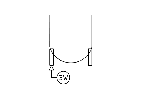 Preview of the Weighing cell on tank symbol, block PPD_X7263_WEIGHING_CELL_TANK