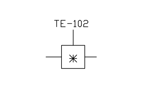 符號 Sensor, built-in type, general 的預覽，圖塊名 PPD_X7270_SENSOR_BUILT_IN