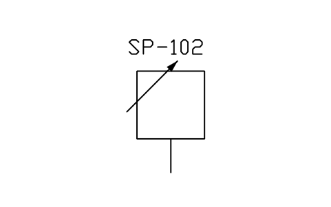 符號 Set point, form 2 的預覽，圖塊名 PPD_X7363_SET_POINT_2