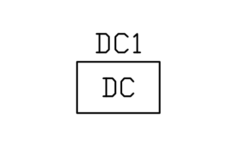 符号 直流电源(蓄电池及充电器) 的预览,块名 PWR_C_DCSUPPLY