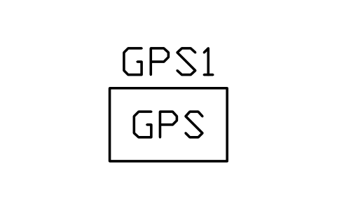 符号 时间源(GPS 时钟) 的预览,块名 PWR_C_GPS