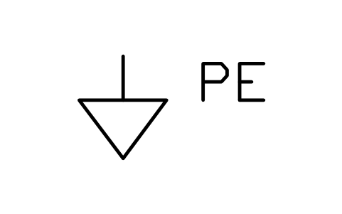 符号 保护接地 的预览,块名 PWR_EARTH_PE
