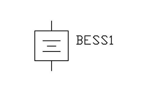 符号 电池储能系统 的预览,块名 PWR_GEN_BESS