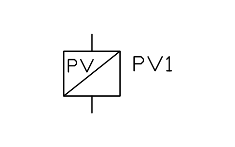 符号 光伏阵列 的预览,块名 PWR_GEN_PV