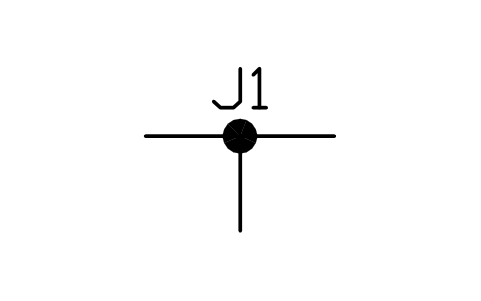 符号 连接点 的预览,块名 PWR_JUNCTION
