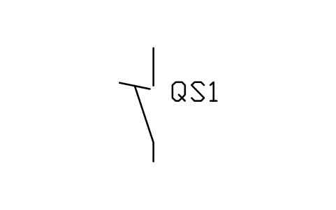 符号 隔离开关(低压) 的预览,块名 PWR_LV_ISOLATOR