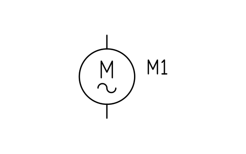 符号 异步电动机 的预览,块名 PWR_MOTOR_IM